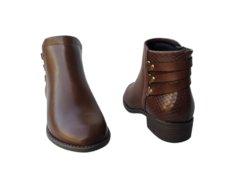 BOTA FEM. CANO BAIXO MODARE CAFÉ - comprar online