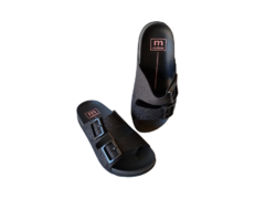 CHINELO BIRKEN FEM. MOLECA PRETO GLITER - loja online