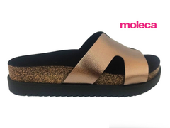 CHINELO BIRKEN FEM. MOLECA GRAFITE