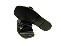 CHINELO FEM. SLIDE LAÇO MOLECA PRETO - comprar online