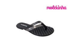 CHINELO INF. FEM. MOLEKINHA PRETO - Sugestiva Calçados