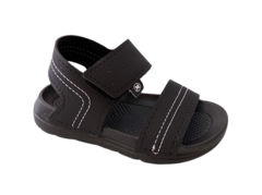 SANDALIA INF. MASC.MOLEKINHO VELCRO PRETO - loja online