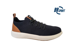 SAPATÊNIS MASC. BR SPORT PRETO CAMEL