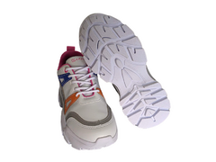 Imagem do TENIS FEM. SNEAKER FLATFORM RAMARIM BRANCO MULTICOR