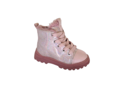 Imagem do BOTA COTURNO FEM. INF. MINI E SUA CIA GLITTER ROSA