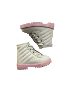 BOTA INF. FEM. BRANCO OFF ROSA na internet