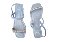 SANDALIA FEM. MOLECA JEANS CRISTAL - comprar online