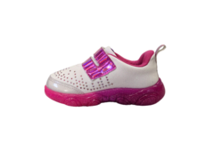 TENIS INF. FEM. LED PAMPILI BRANCO PINK na internet