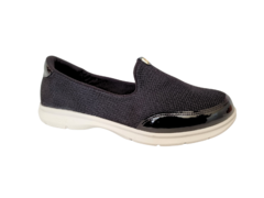 TENIS FEM. SLIP ON MODARE PRETO - Sugestiva Calçados