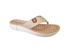 CHINELO FEM. DEDO MODARE CREME CAMEL - comprar online