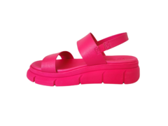 SANDALIA FEM. FLATFORM MOLECA PINK - Sugestiva Calçados