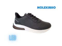 TENIS INF. MASC. LED MOLEKINHO PRETO na internet