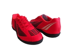 CHUTEIRA FUTSAL PENALTY INF. LIDER KIDS VERMELHO PRETO - comprar online