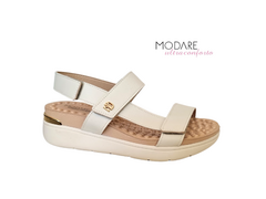 SANDALIA FEM. MODARE VELCRO BRANCO OFF