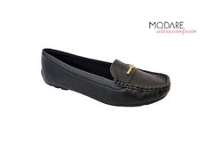 MOCASSIM FEM. MODARE PRETO - Sugestiva Calçados