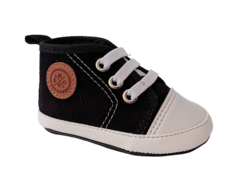 TENIS INF. MASC. BOTINHA MOLEKINHO PRETO BRANCO - comprar online