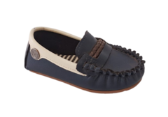 SAPATO INF. MASC. MOLEKINHO CASUAL MOCASSIM MARINHO - loja online