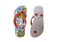 CHINELO INF. MASC. MOLEKINHO LARANJA MULTICOR