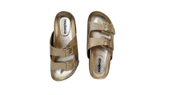 CHINELO BIRKEN MOLECA DOURADO na internet