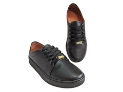 TENIS FEM. CASUAL VIZZANO PRETO na internet