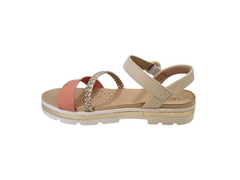 SANDALIA PAPETE FEM. MODARE PESSEGO CREME - comprar online