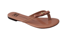 CHINELO FEM. MOLECA DEDO VERNIZ NUDE - comprar online