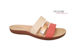 CHINELO FEM. FLATFORM VIZZANO CRISTAL BRANCO OFF - Sugestiva Calçados