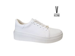 TENIS CASUAL FEM. VIZZANO BRANCO - Sugestiva Calçados