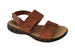 SANDALIA MASC. ITAPUÃ VELCRO COURO BROWN