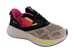 TENIS FEM. ACTVITTA BRANCO PRETO PINK na internet