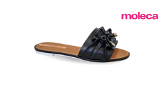 CHINELO FEM. MOLECA PRETO - Sugestiva Calçados