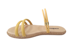 SANDALIA FEM. MOLECA AMARELO - loja online