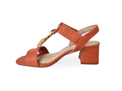 SANDALIA FEM. SALTO MODARE CONHAQUE - comprar online