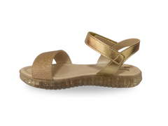 SANDALIA INF. FEM. PAMPILI DOURADO GLITER - comprar online