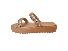 SANDALIA FEM. MOLECA CREME - loja online