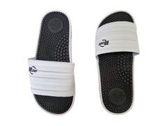 CHINELO SLIDER MASC. BR SPORT BRANCO MARINHO - Sugestiva Calçados