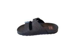 CHINELO BIRKEN FEM. MOLECA PRETO GLITER - comprar online