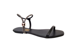 SANDALIA FEM. ANNA FLOR PRETO MENTON - comprar online