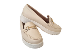 SAPATILHA MOCASSIM FEM. MODARE CREME