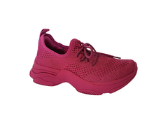 TENIS FEM. RAMARIM KNIT CHUNKY SNEAKER PINK - loja online