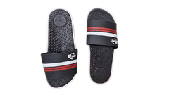 Imagem do CHINELO SLIDER MASC. BR SPORT PRETO BRANCO VERMELHO