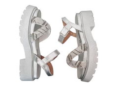 Imagem do SANDALIA FEM. VIZZANO FLATFORM PRATA CRISTAL