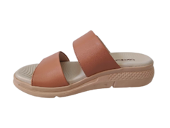 TAMANCO FEM. COMFORT FLEX AVELÃ NUDE - Sugestiva Calçados