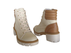 BOTA COTURNO FEM. MOLECA BRANCO OFF - loja online