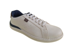 SAPATÊNIS MASC. CASUAL BR SPORT BRANCO OFF MARINHO CAMEL