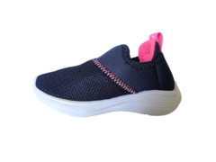 TENIS INF. FEM. PÉ COM PÉ GUTY RUNNER MARINHO PINK - comprar online