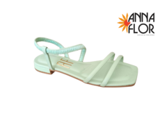 SANDALIA FEM. ANNA FLOR VERDE - loja online