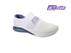 TENIS FEM. ACTVITTA BRANCO JEANS