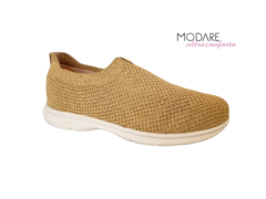 TENIS FEM. SLIP ON MODARE DOURADO - loja online