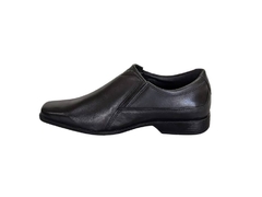 SAPATO SOCIAL MASC. COURO PEGADA PRETO - comprar online